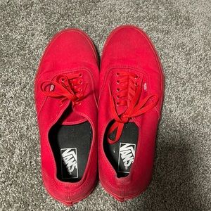 Men’s Red Vans